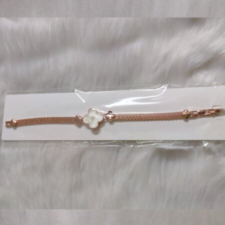 Viennois Floral mesh chain bracelet