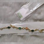 Viennois multicolor leafy catseye bracelet