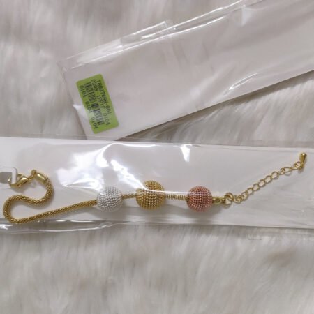 Viennois Triple tone ball bracelet