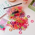 Towel rubberband 100 pcs in zipper bag