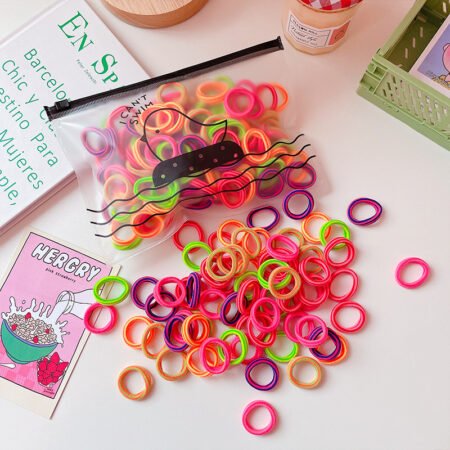 Towel rubberband 100 pcs in zipper bag