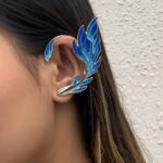 Goldfish silver single pcs earring
