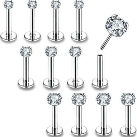 Basic Nosepin with rhinestone