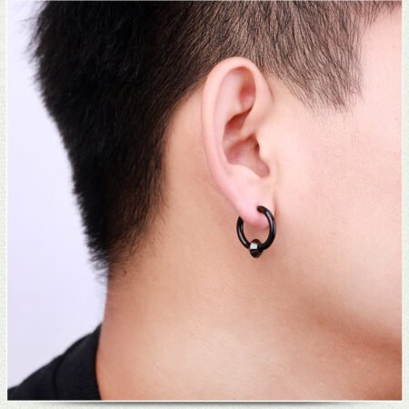 Four ring hip hop earring