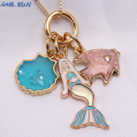 Marmeid theme necklace for toddlar's