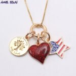 USA theme necklace for toddlar's