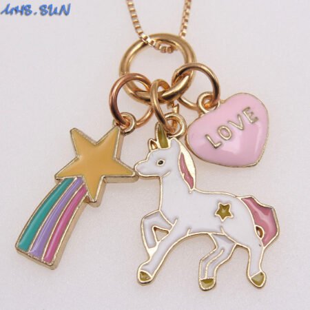 Unicorn Theme necklace for toddlar's