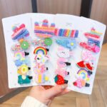 Rainbo hairlclip set of 6 Pcs
