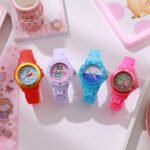 Sports dial bright candy watch for kids