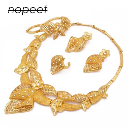 Indian Style dubai gold replica bridal set