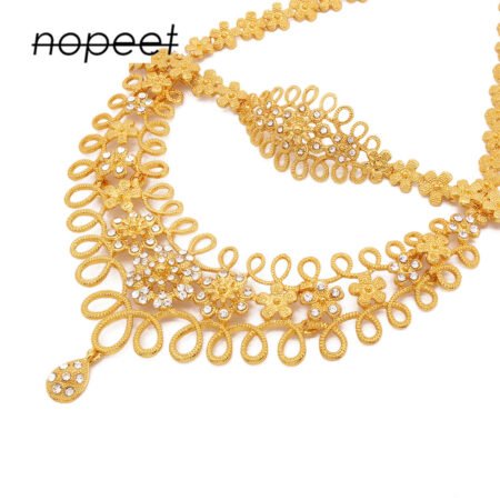 Indian Style dubai gold replica bridal set
