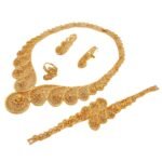 Indian Style dubai gold replica bridal set