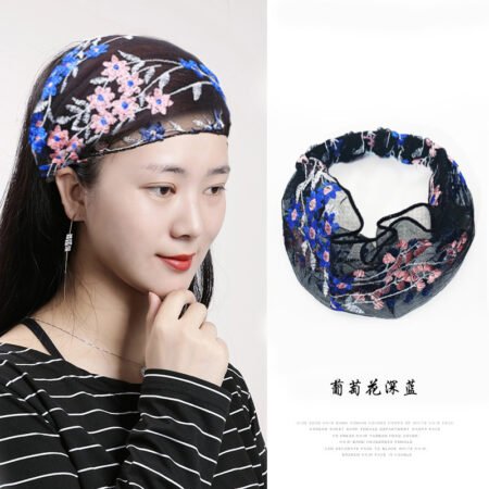 Sweet mori floral head scarf bandana