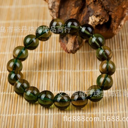 Natural green crystal high end bracelet