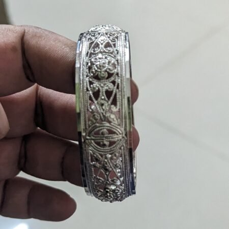 Oxidize german silver bangles for women