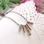 Red apple fashion Multimetal cylinder necklace