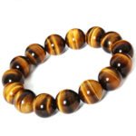 Natural tiger eye stone 6mm beaded bracelet