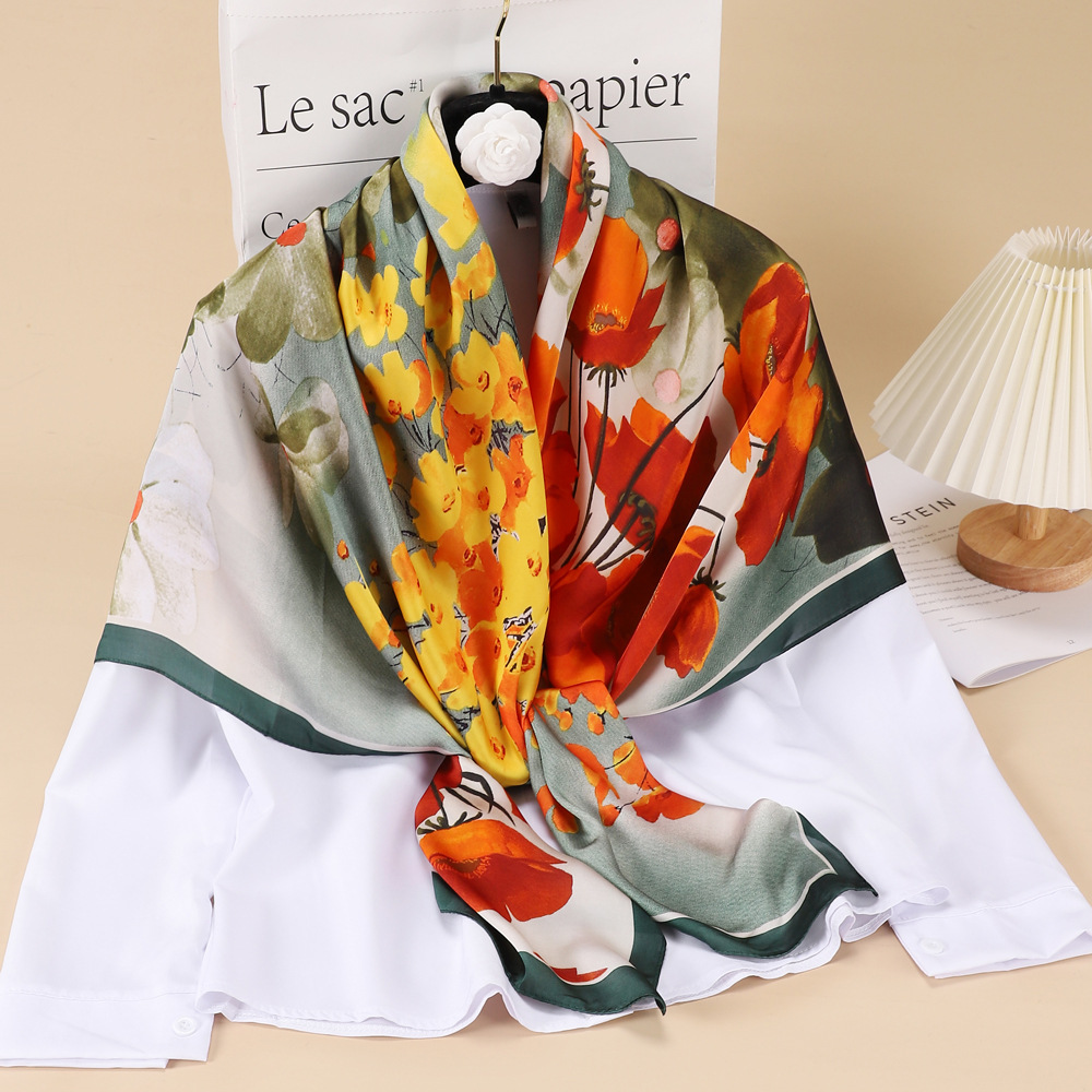 LARGE SQUARE SCARF COME AS YOU ARE
