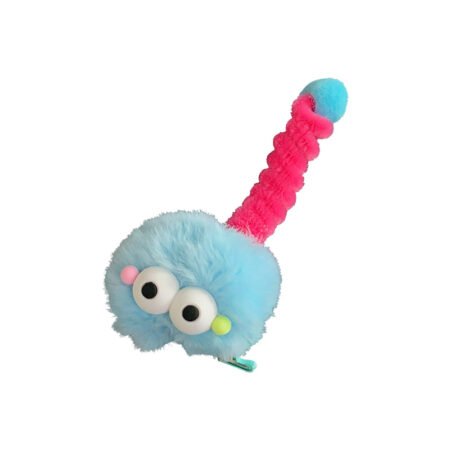 Cute plush little monster hairpin for girls