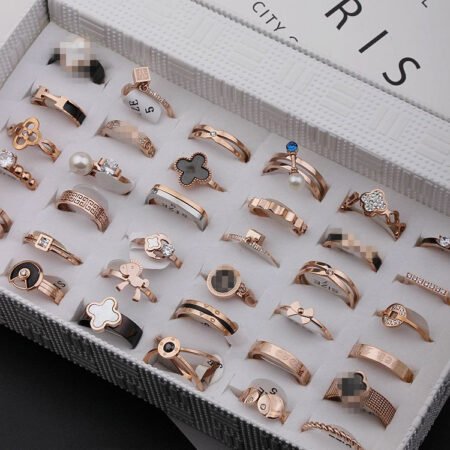 Color preserved premium titanium ring single pcs