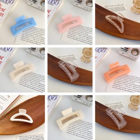 Various pvc hair bb clip shark clip hairclip