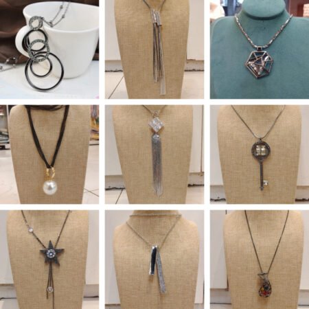 Oubi yabi trendy extra long necklace