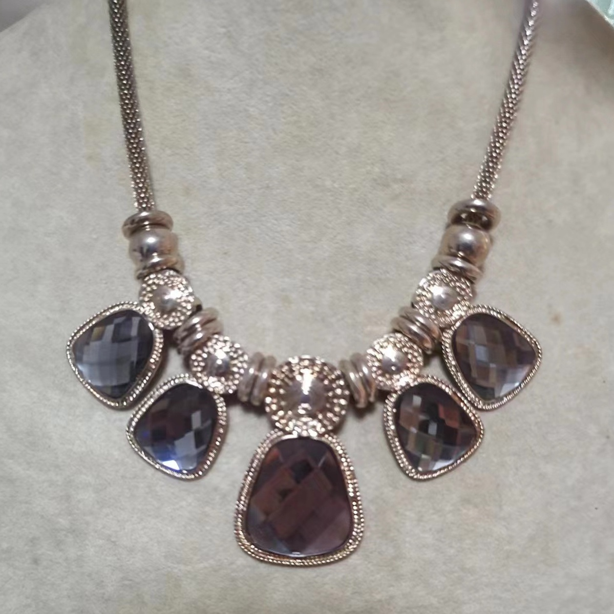 Oubi yabi big stone gorgeous necklace - Ariano