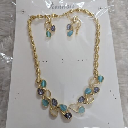 Viennois multicolor leafy design gorgeious set