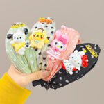 Crunchy fabric cute cartoon headband