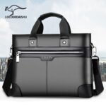 Pu Leather laptop sling bag shoulder bag