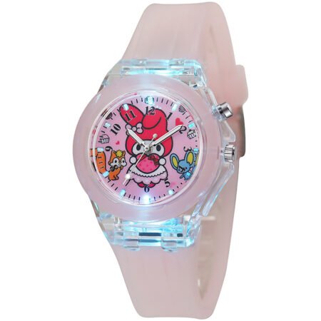 Sanrio cartoon luminous belt watch