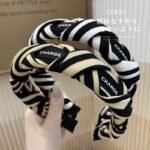 Stripe fabric wraped intense head band