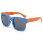 Anti UV foldable square shaped sunglass for kids