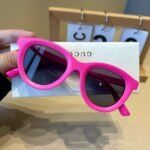 Oval shaped anti uv sunglasses for kids