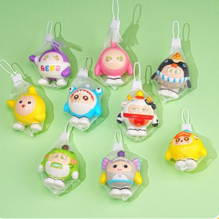 Cartoon squeeze egg toy 1 pcs
