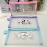Cartoon transparent pencil bag