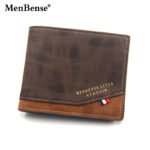 Men's short wallet with nice corner design