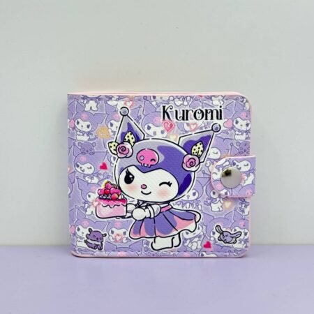 Cartoon printed kids square wallet