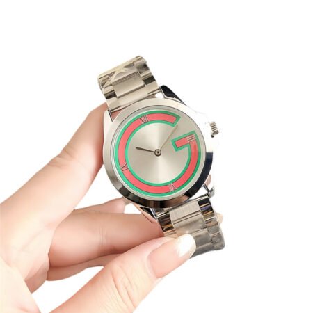 Gucci G letter dial steel belt watch