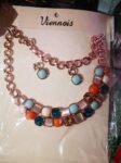 Multicolor Gorgeous Set with opal and crystal