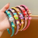 Slim cute rabbit headband for children