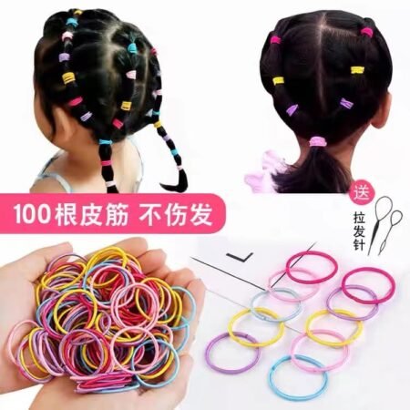 Simple intense rubber band 100 pcs pack