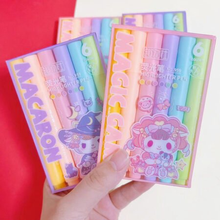 Sanrio highlighter pen 6 pcs box