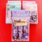 Scanrio paper tape sticker 12 roll + 1tape cutter set