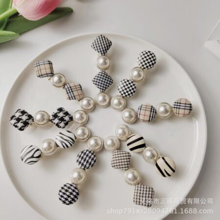 Various shaped side clip hair clip 2 pcs set