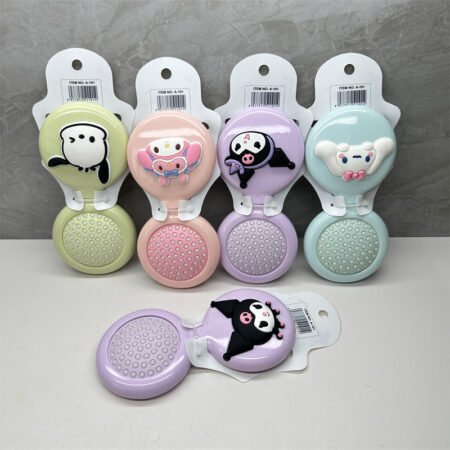 Sanrio air cushion massage comb with mirror