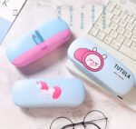 Cute printed strong glass case