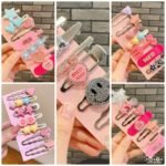 Korean style metal 7 pcs set hairclip