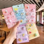 Cartoon side clip 4 pcs set