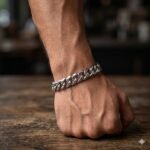 Premium Titanium Steel Cuban Link Chain 10 mm Bracelet for Men